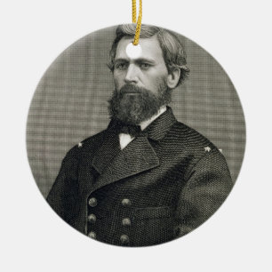 Ornement En Céramique Oliver Otis Howard (1830-1909), gravé par Robert