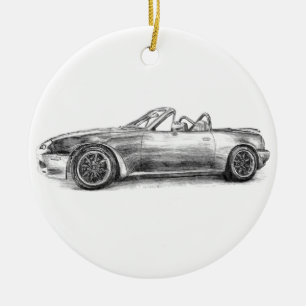Ornement En Céramique Ombre argentée MX5