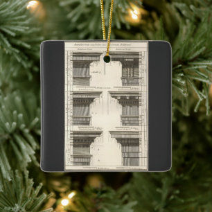 Ornement En Céramique Ordres d'architecture, Entablatures Vintages