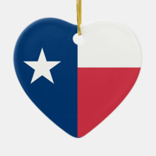 Ornement En Céramique Organisation du drapeau du Texas