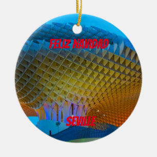 Ornement En Céramique Organisation Pittoresque de Séville en Espagne