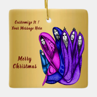 Ornement En Céramique Ornament Christmas Three Wise Kings