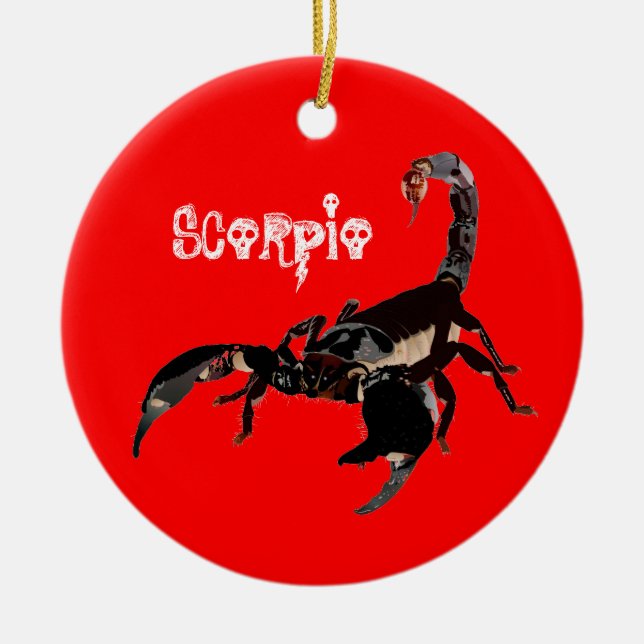 Ornement En Céramique Ornament de Scorpion (Devant)