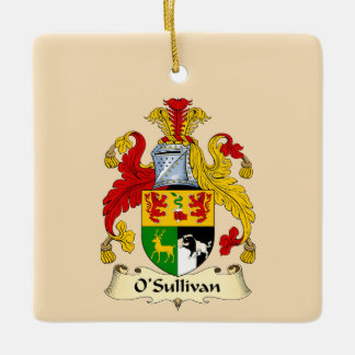 Ornement En Céramique O'Sullivan Family Coat of Arms Ceramic Ornament