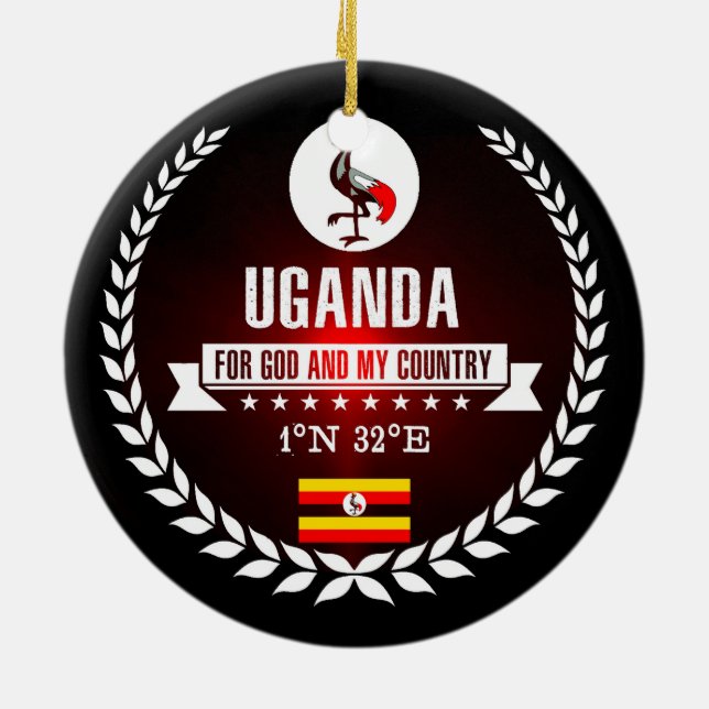 Ornement En Céramique Ouganda (Dos)
