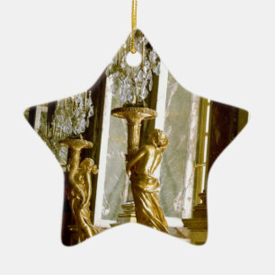 Ornement En Céramique Palais de Versailles Hall de statue d'or de