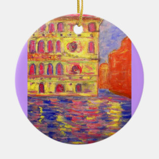 Ornement En Céramique palazzos colorés de Venise