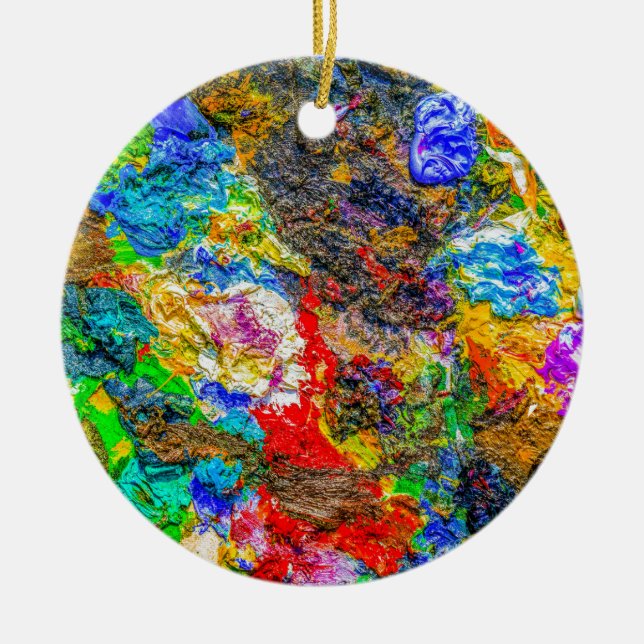 Ornement En Céramique Palette de couleurs (Devant)