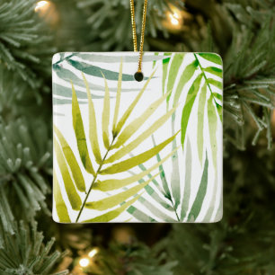 Ornement En Céramique Palmiers ombragés