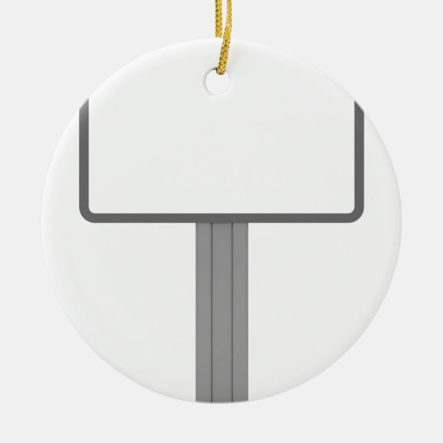 Ornement En Céramique Panneau-réclame (Devant)