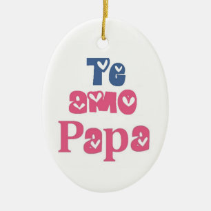 Ornement En Céramique Papa d'AMO de Te