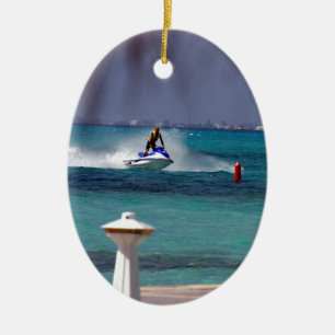 Ornement En Céramique Paradis du Jet Ski