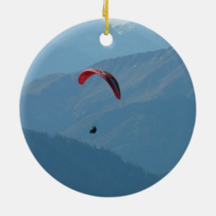 Ornement En Céramique Parapente suisse
