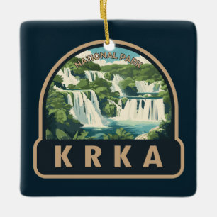 Ornement En Céramique Parc national de Krka Croatie Art de voyage