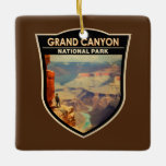 Ornement En Céramique Parc national du Grand Canyon Peinture à l'huile A<br><div class="desc">Grande Canyon dessin vectoriel. Le parc abrite une grande partie de l'immense Grand Canyon,  avec ses bandes de roches rouges superposées qui révèlent des millions d'années d'histoire géologique.</div>