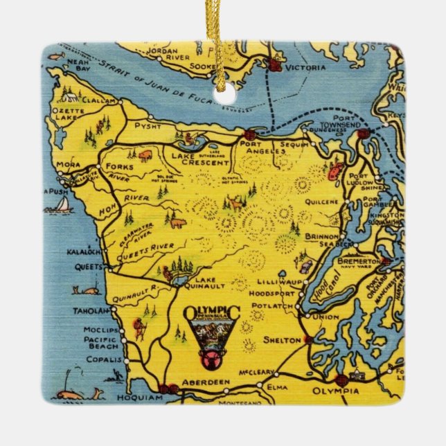 Ornement En Céramique Parc national Olympique (Devant)