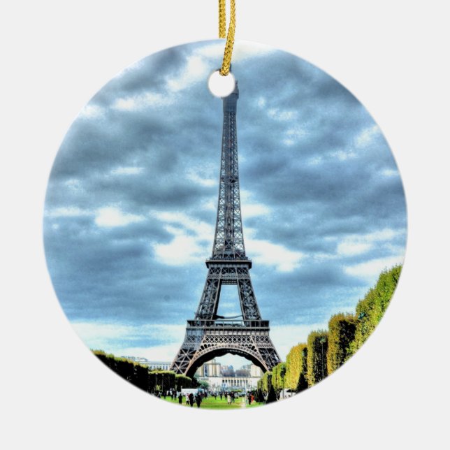 Ornement En Céramique Paris (Devant)