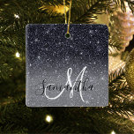 Ornement En Céramique Parties scintillant noire moderne étincelles Nom p<br><div class="desc">Voici notre superbe produit de nom personnalisé moderne Parties scintillant noire, disponible exclusivement sur Zazzle! Ajoutez une touche d'élégance et d'éclat à votre quotidien avec cet article sur mesure. Notre produit de nom personnalisé de Parties scintillant noire moderne est doté d'un arrière - plan noir élégant, orné de scintillants scintillants....</div>