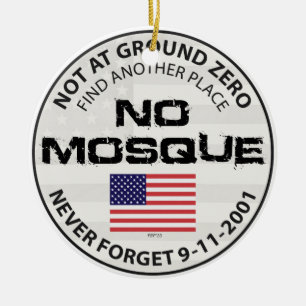 Ornement En Céramique Pas De Mosquée À Ground Zero