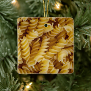 Ornement En Céramique Pasta Fusilli Noodles