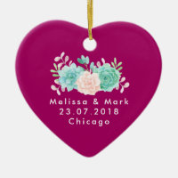 Pastel Pink & Green Floral Bouquet Mariage