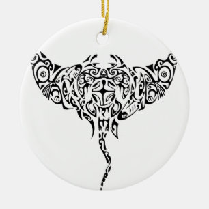 Ornement En Céramique PASTENAGUE d'AOTEAROA Nouvelle Zélande