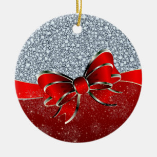 Ornement En Céramique Patter Glitter