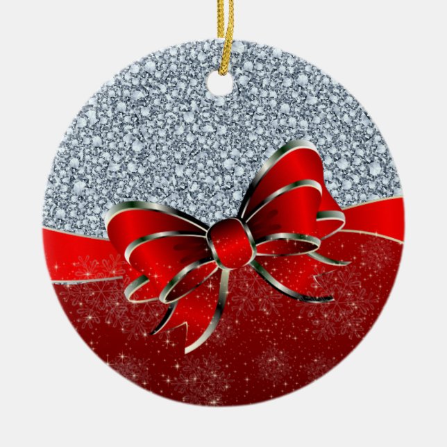 Ornement En Céramique Patter Glitter (Devant)