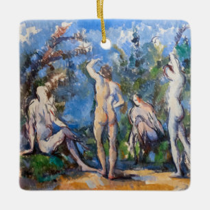 Ornement En Céramique Paul Cézanne - Cinq Baigneurs
