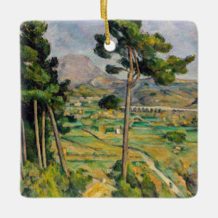 Ornement En Céramique Paul Cezanne - Mont Sainte-Victoire et Viaduc