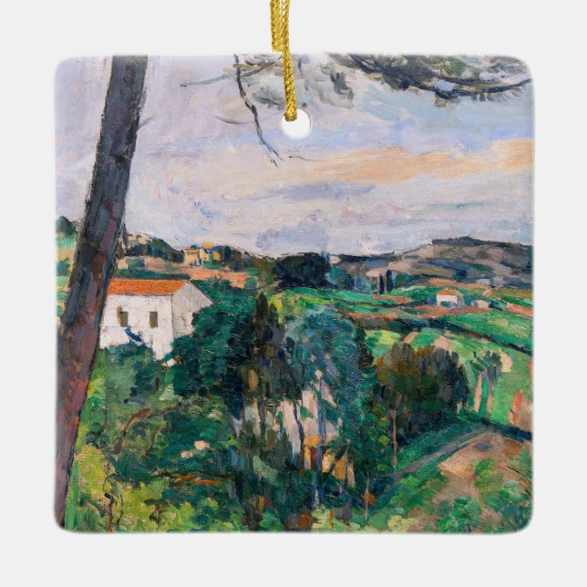 Ornement En Céramique Paul Cezanne - Pin à Estaque (Devant)