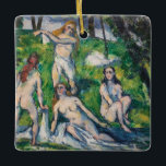 Ornement En Céramique Paul Cezanne - Quatre Bathers<br><div class="desc">Four Bathers / Quatre Baigneuses - Paul Cezanne,  Oil on Canvas,  1877-1878</div>