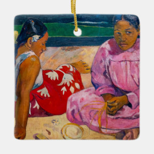 Ornement En Céramique Paul Gauguin - Femmes tahitiennes sur la plage