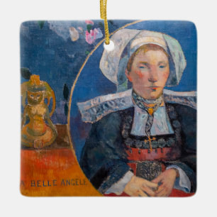 Ornement En Céramique Paul Gauguin - La Belle Angèle, Pont-Aven