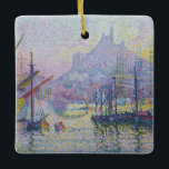 Ornement En Céramique Paul Signac - Notre-Dame de la Garde, Marseille<br><div class="desc">Notre-Dame de la Garde,  Marseille / La Bonne Mere - Paul Signac,  1905-1906</div>