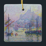 Ornement En Céramique Paul Signac - Notre-Dame de la Garde, Marseille<br><div class="desc">Notre-Dame de la Garde,  Marseille / La Bonne Mere - Paul Signac,  1905-1906</div>