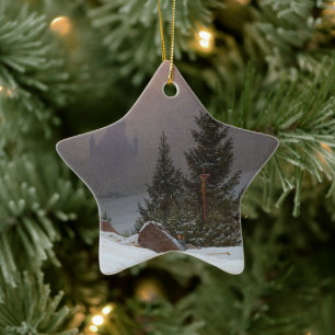 Ornement En Céramique Paysage d'hiver, 1811 par Caspar David Friedrich