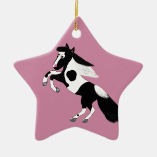 Ornement En Céramique Peignez le cheval