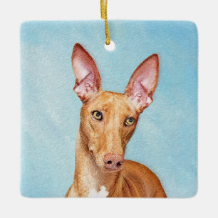 Ornement En Céramique Peinture Pharaon Hound - Cute Original Chien Art
