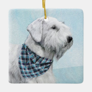 Ornement En Céramique Peinture Sealyham Terrier - Cute Original Chien Ar