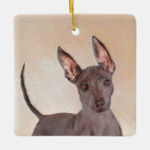 Ornement En Céramique Peinture Xoloitzcuintli - Cute Original Chien Art