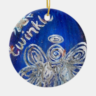 Ornement En Céramique Pendentif ornemental Twinkle Angel