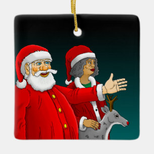 Ornement En Céramique Père Noël