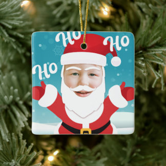 Ornement En Céramique Personnalisé Ajouter votre propre photo Noël
