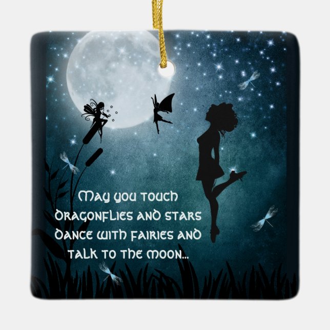 Ornement En Céramique Personnalisé May You Dance avec Fairies Irish Danc (Devant)