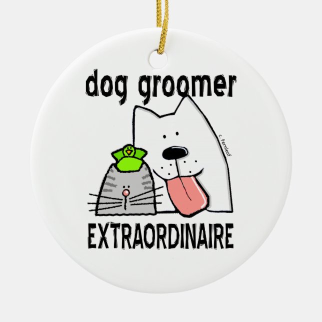 Ornement En Céramique Personnaliser (Devant)