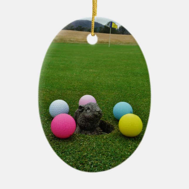 Ornement En Céramique Personnaliser (Devant)