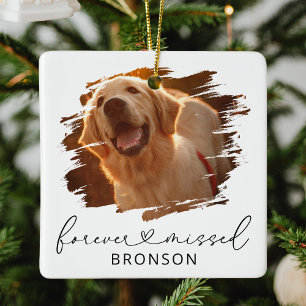 Ornement En Céramique Pet Memorial Christmas Keepsake 2 Photo