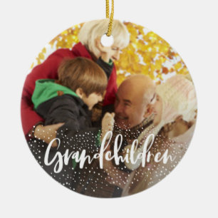 ORNEMENT EN CÉRAMIQUE PETITS-ENFANTS