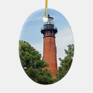 Ornement En Céramique Phare de Currituck